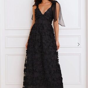 Hello Molly Black Floral Maxi Dress